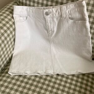 Tommy Hilfiger white jean skirt
